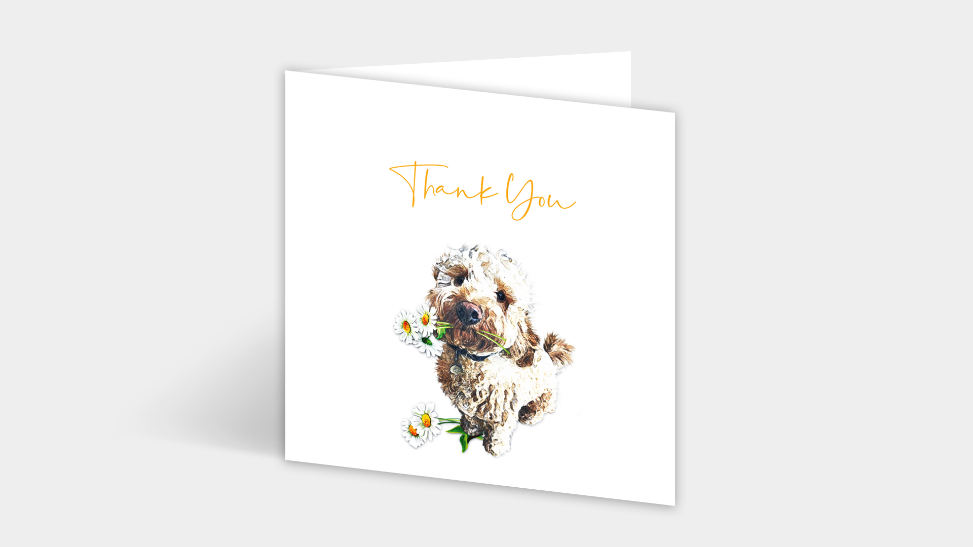 Cockapoo Thank You Card